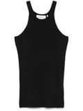 Black Cotton Sleeveless Top 1