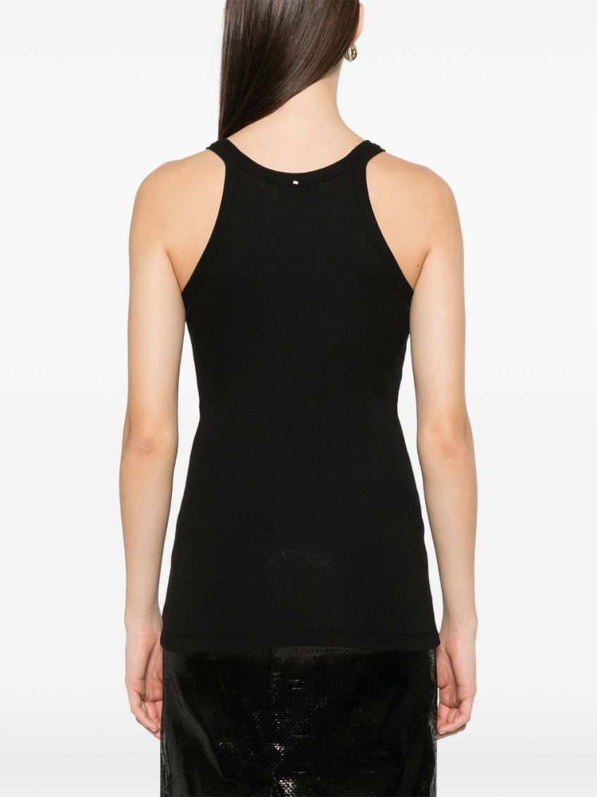 Black Cotton Sleeveless Top 4