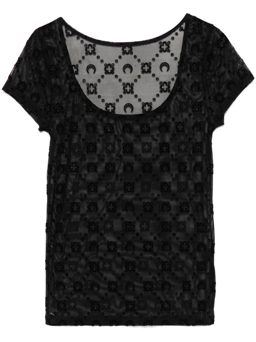 Black Mesh Top 1
