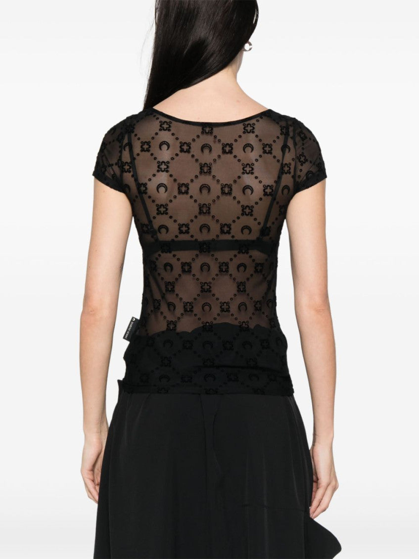 Black Mesh Top 4