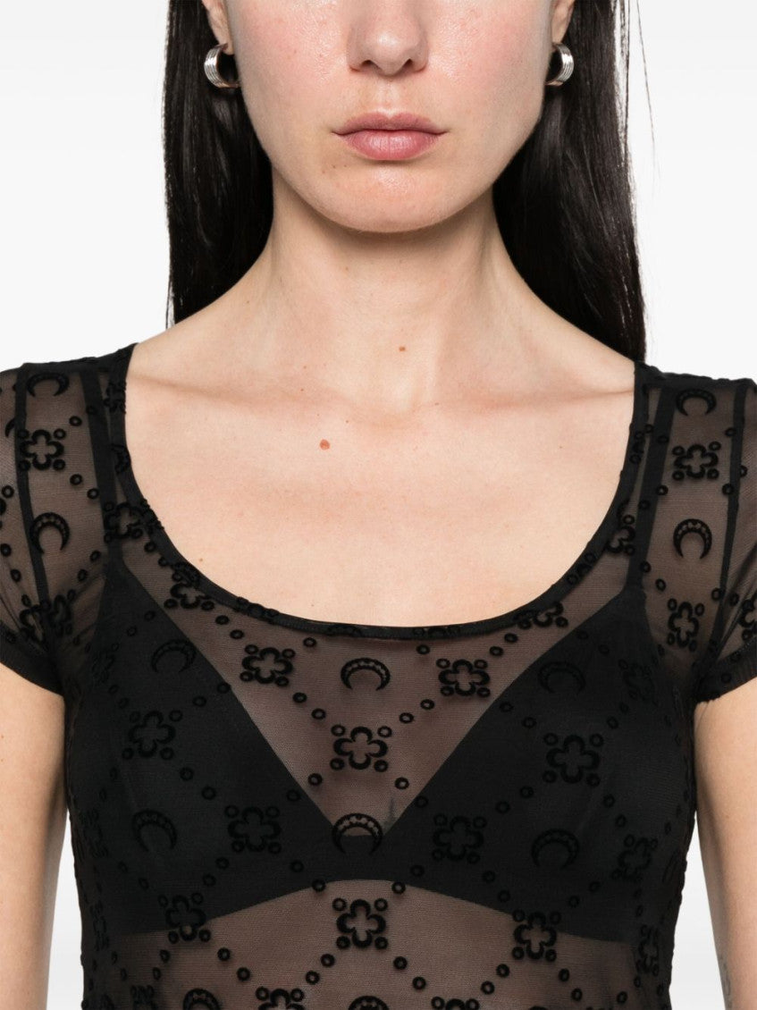Black Mesh Top 5