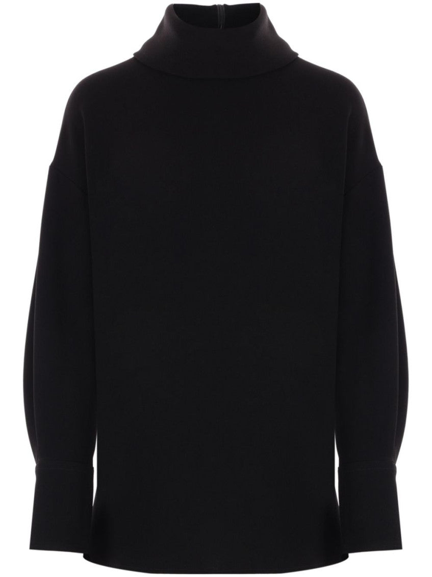 Black Crepe Blouse 1