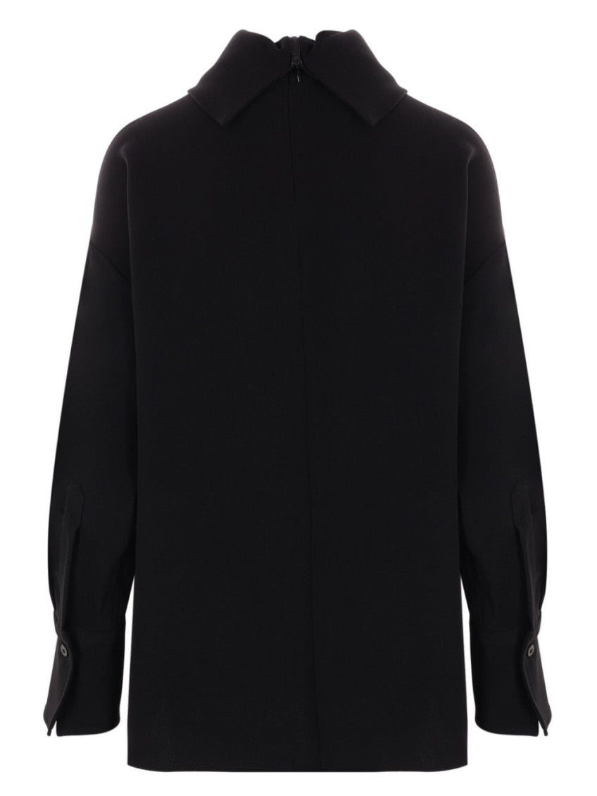 Black Crepe Blouse 4