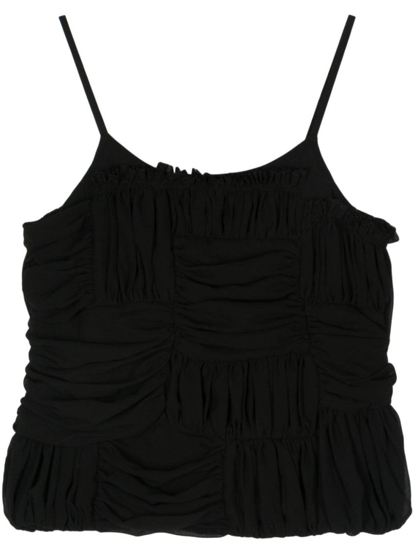 Black Ruffled Top 1