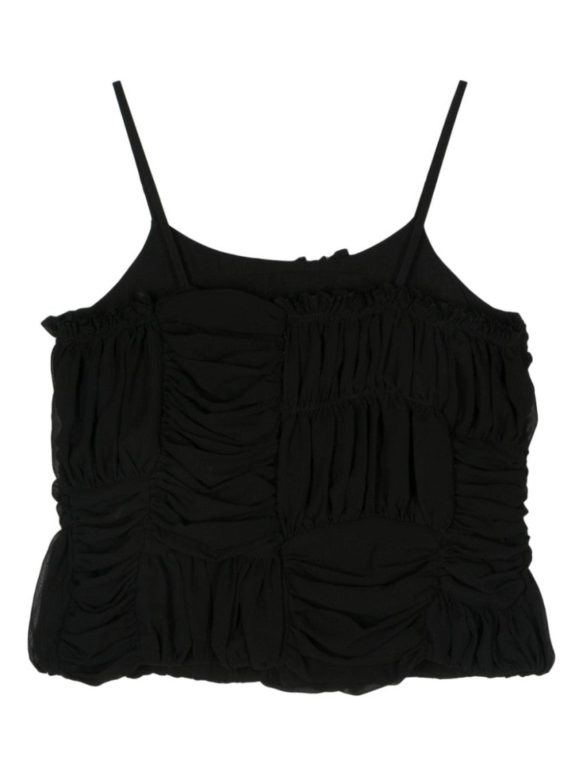 Black Ruffled Top 2
