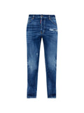 Blue Straight High Rise Jeans 1