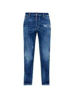 Blue Straight High Rise Jeans 1