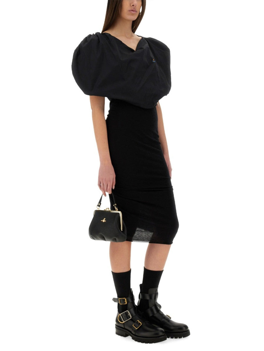 Black Solid Round Neck Top 3