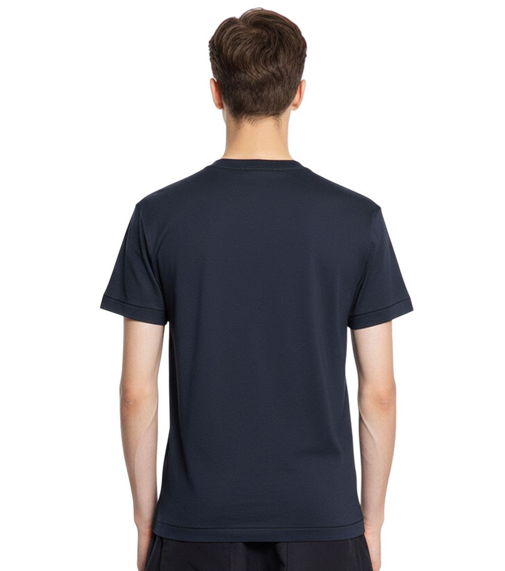 Dark Blue Logo Crew Neck T-Shirt 2