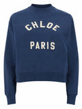 Blue Logo Crew Neck Sweatshirt 1