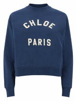 Blue Logo Crew Neck Sweatshirt 1