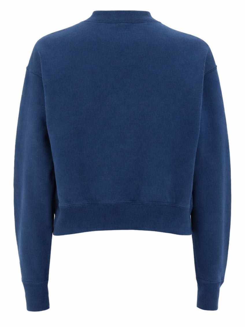 Blue Logo Crew Neck Sweatshirt 3