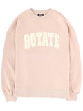 Pink Logo Crew Neck Sweatshirt 1