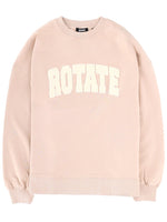 Pink Logo Crew Neck Sweatshirt 1