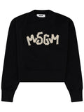 Black Logo Crew Neck Sweatshirt 1