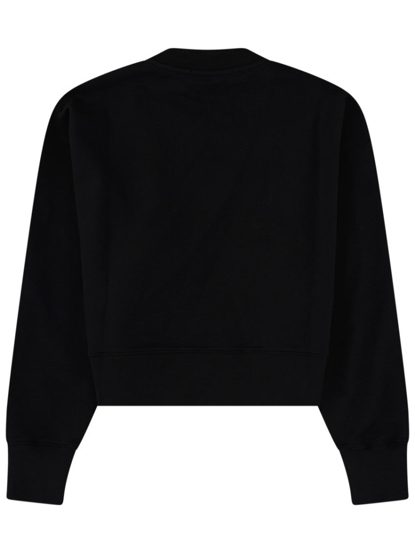 Black Logo Crew Neck Sweatshirt 2