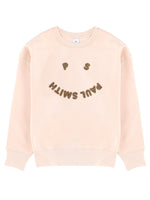 White Logo Crew Neck Sweatshirt 1