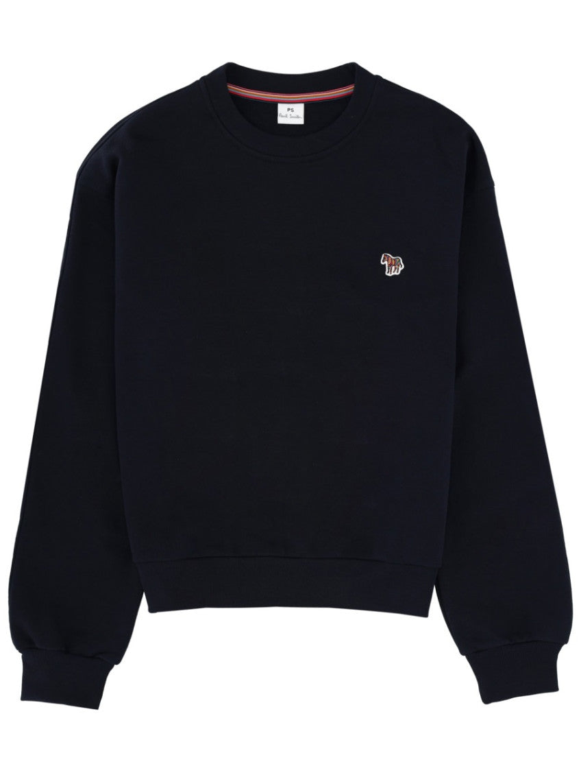 Blue Logo Crew Neck Sweatshirt 1