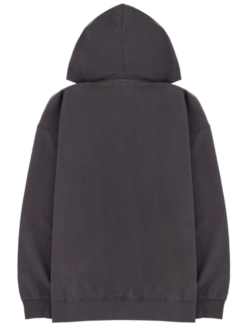 Black Graphic Hood Sweatshirt 2