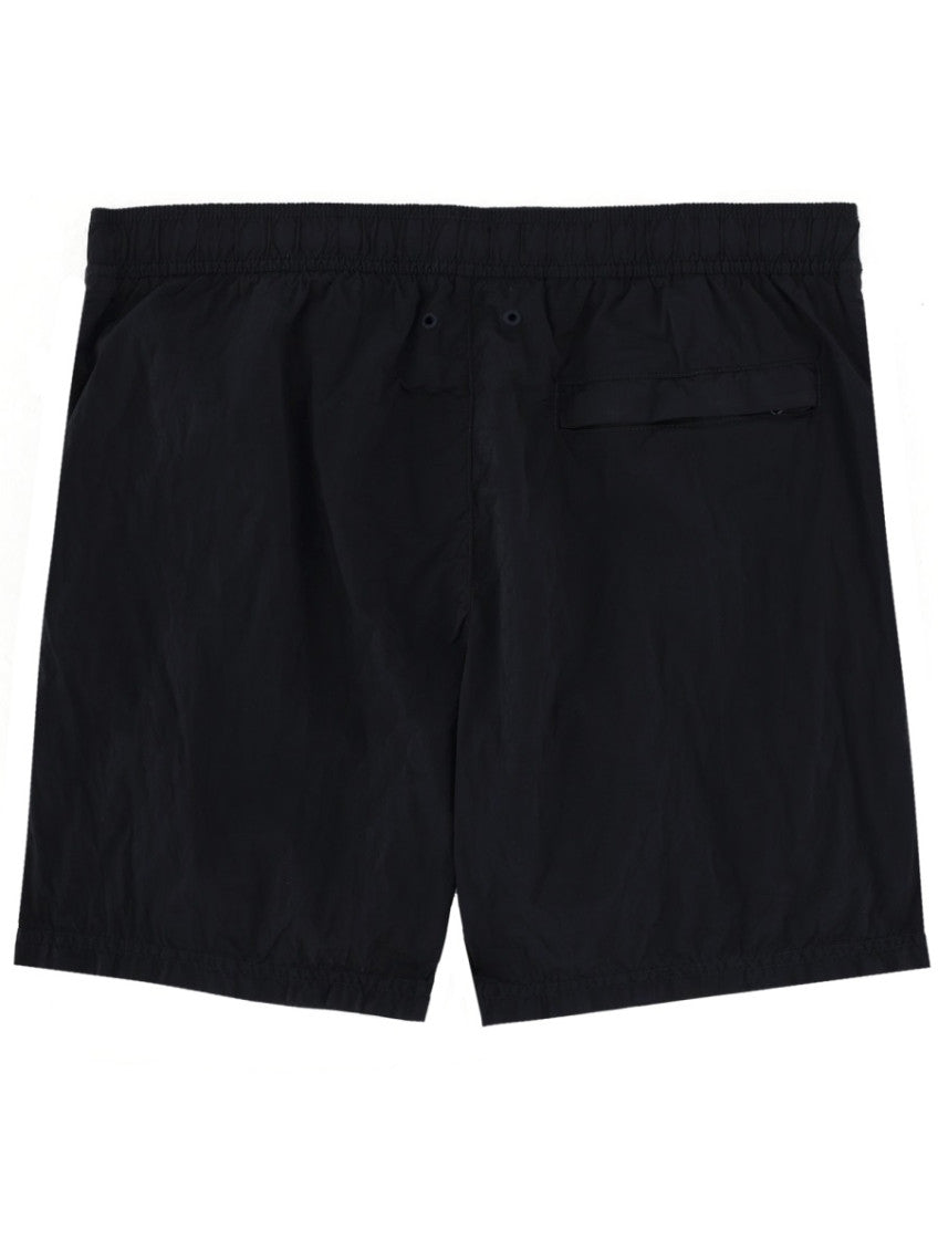 Black Logo Swim Shorts 2