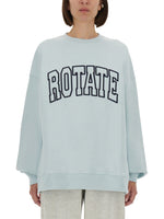 Light Blue Logo Crew Neck Sweatshirt 1