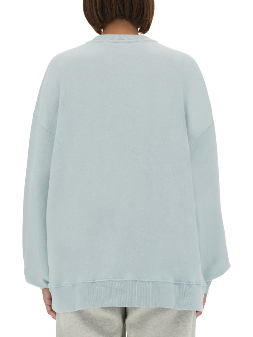 Light Blue Logo Crew Neck Sweatshirt 3
