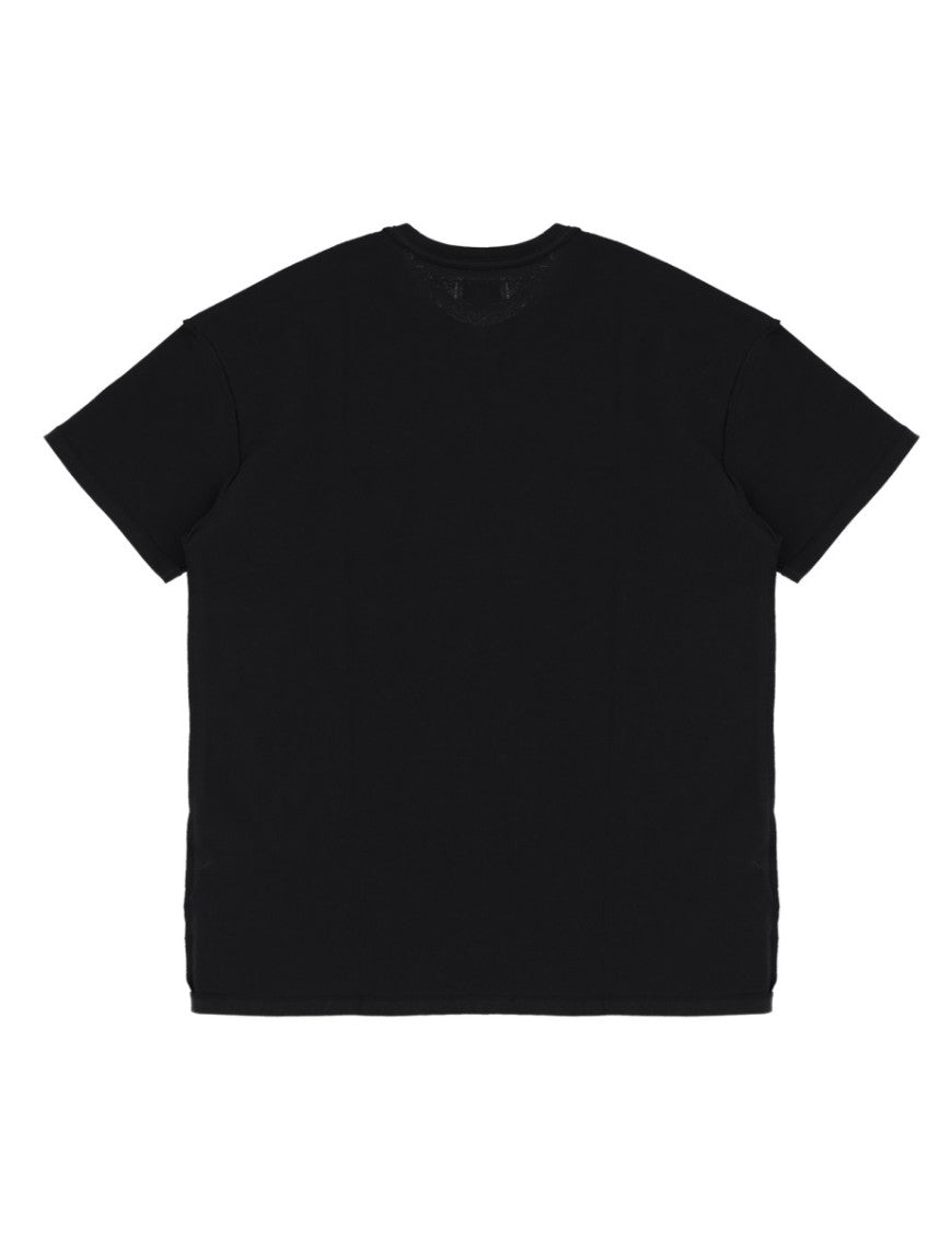 Black Graphic Crew Neck T-Shirt 5
