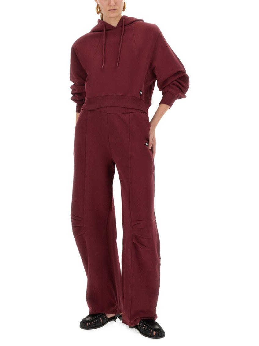 Brown Solid Hood Sweatshirt 2