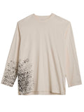 White Graphic Crew Neck T-Shirt 1