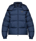 Navy Blue Solid None Jacket 1