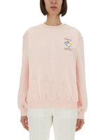 Pink Graphic Crew Neck Sweatshirt 1