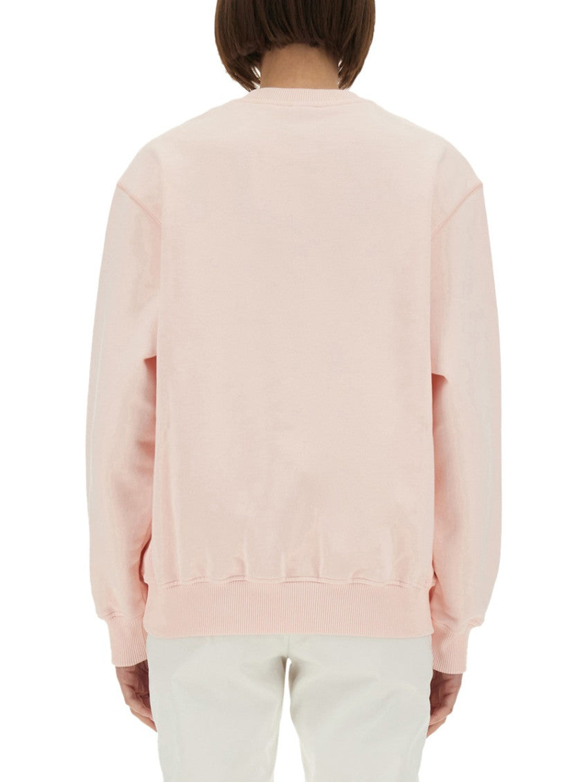 Pink Graphic Crew Neck Sweatshirt 3