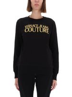 Black Logo Crew Neck Sweatshirt 1