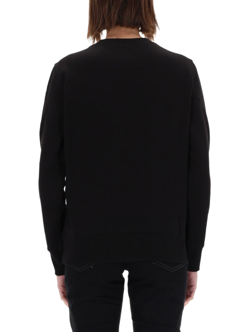 Black Logo Crew Neck Sweatshirt 3
