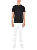 Black Solid Crew Neck T-Shirt 1