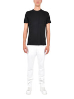 Black Solid Crew Neck T-Shirt 1