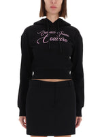 Black Logo Hood Sweatshirt 1