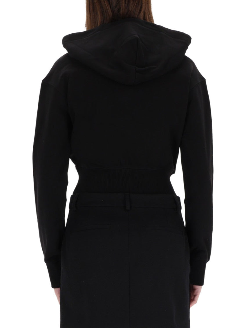 Black Logo Hood Sweatshirt 3