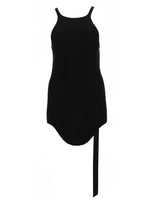 Black Solid Scoop Neck Top 1