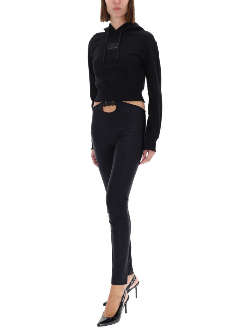 Black Logo Hood Sweatshirt 2