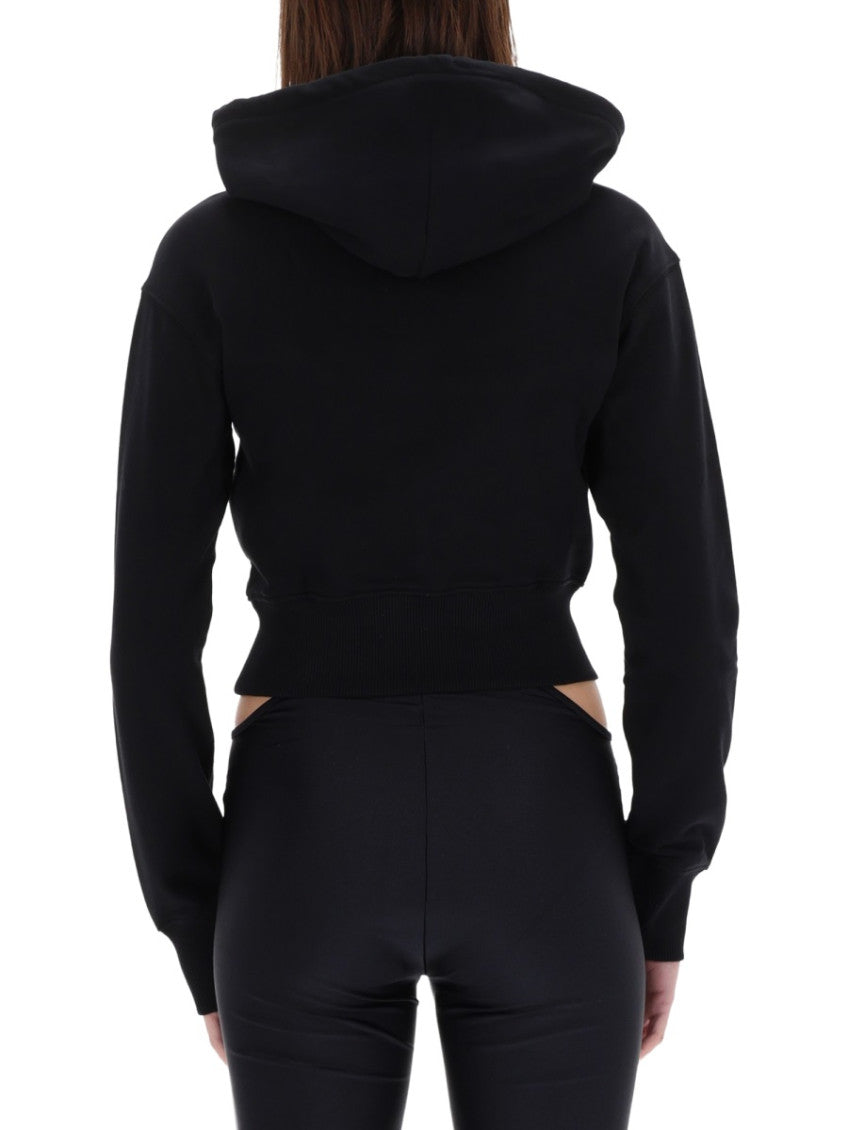 Black Logo Hood Sweatshirt 3