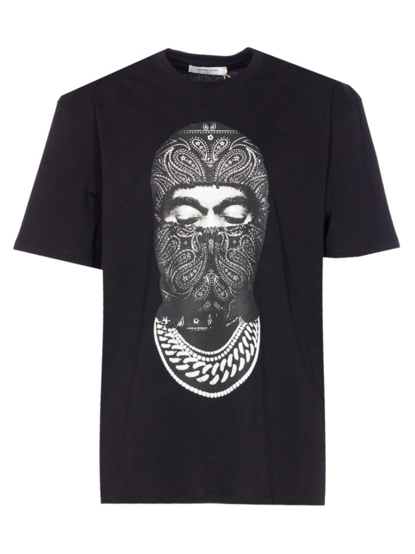 Black Graphic Crew Neck T-Shirt 1