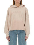 Pink Logo Hood Sweatshirt 1