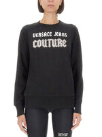 Black Logo Crew Neck Sweatshirt 1