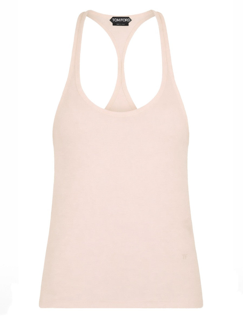 Pink Solid Scoop Neck Top 1