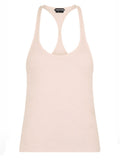 Pink Solid Scoop Neck Top 1