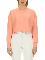 Pink Logo Crew Neck Sweatshirt 1