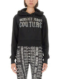 Black Logo Hood Sweatshirt 1