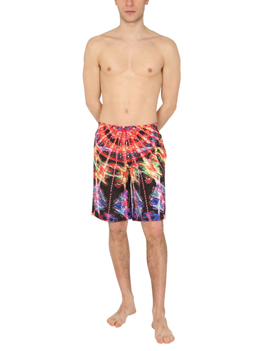 Multicolor Printed Swim Shorts 2