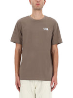 Brown Logo Crew Neck T-Shirt 1
